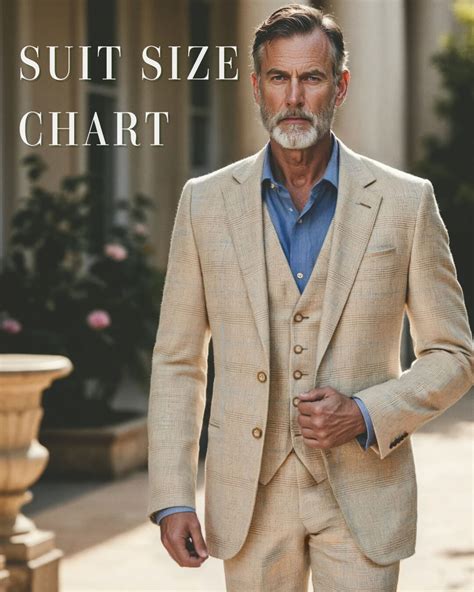 Men’s Suit Size Chart
