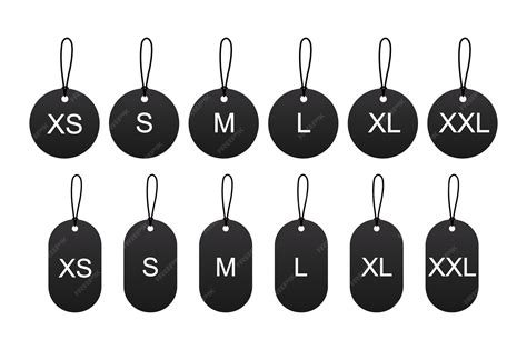 Premium Vector | Xs s m l xl xxl. clothing size