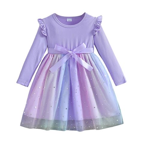BAnala Children's Tutu Dress Little Girl's Chiffon Autumn and Winter ...
