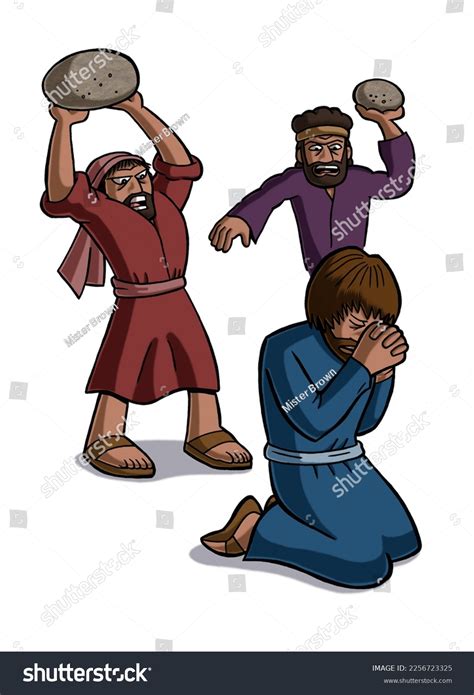 Acts 6 7 Stephen Being Stoned Stock Illustration 2256723325 | Shutterstock
