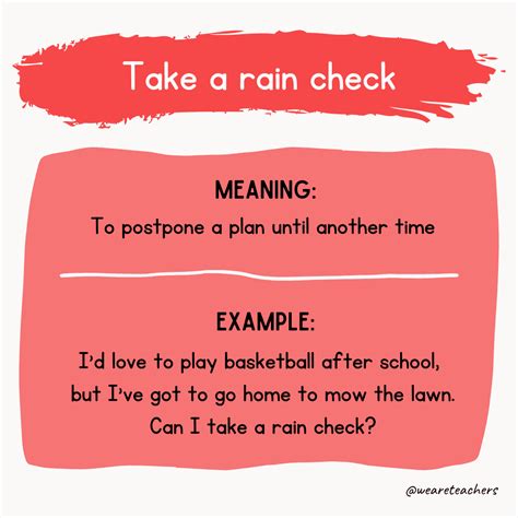 What Does Rain Check Mean Urban Dictionary at Kaitlyn Maund blog