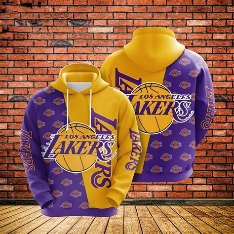 NBA Los Angeles Lakers 3D Hoodie Los Angeles Lakers NBA | Etsy