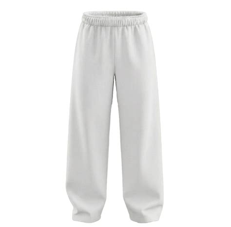 White TOGI Straight Fit Baggy Pants – MightyCute