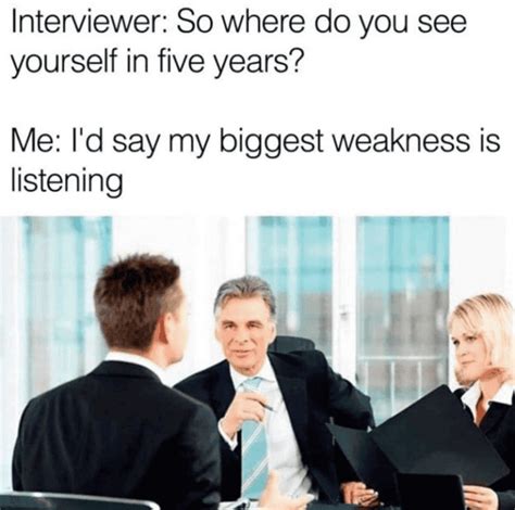 Meme Work Experience Interview 的图像结果