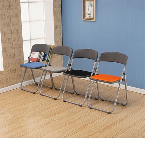 折叠椅塑料活动椅子办公会议电脑座椅培训椅靠背椅椅子-阿里巴巴