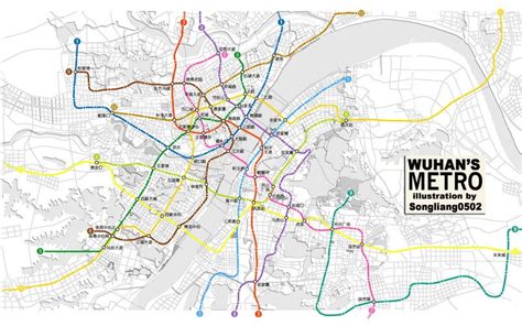 武汉地铁线路图2015_轨道交通图_地之图