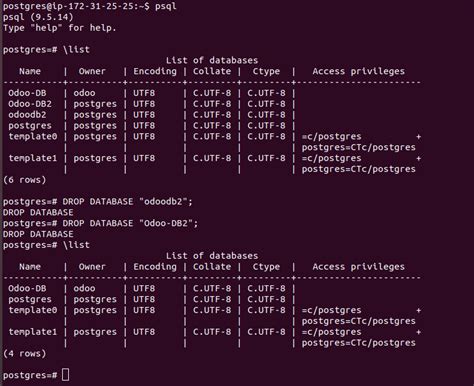 Image result for Drop Database PostgreSQL