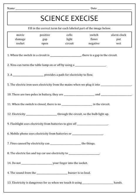 13 Science Worksheets All Cells | Science worksheets, Free science ...