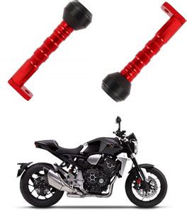 YUNEIK Red Heavy Duty CNC Frame Slider Crash Protection Guard (Frame ...