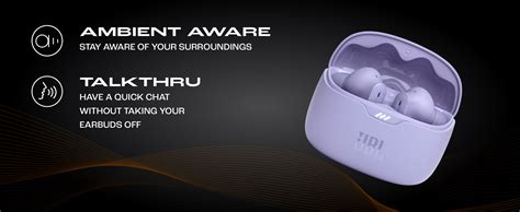 JBL Tune Beam In Ear Wireless TWS Earbuds with Mic, ANC Earbuds ...