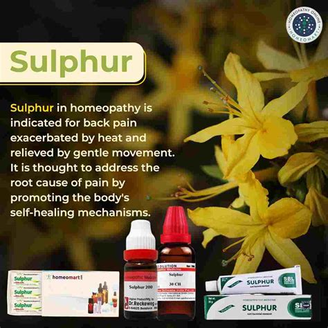 Sulphur Homeopathy Dilution 6C, 30C, 200C, 1M, 10M – Homeomart