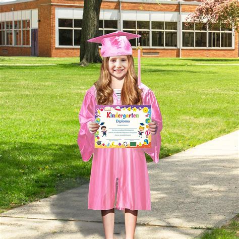 Kaguster Kindergarten Graduation Gown Cap Set with 2024 India | Ubuy