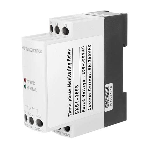 Buy 3 Phase Voltage Monitoring Relay Sequence Relay LCD Phase Failure ...
