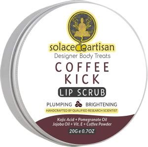 SolaceDeArtisan Coffee Kick Plumping & Brightening Lip Scrub,20g Coffee ...