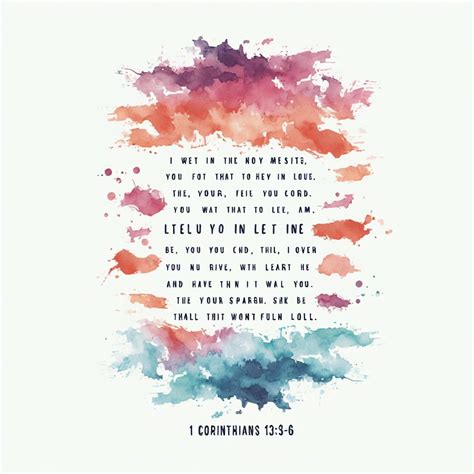 1 Corinthians 13:4-6 Artwork | Bible Art