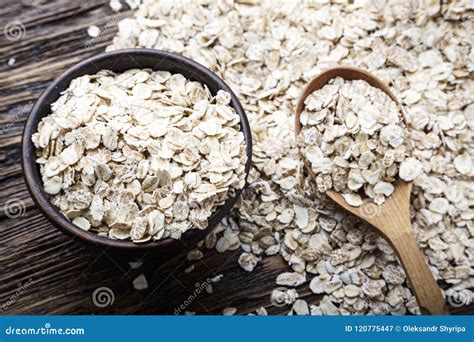 Desayuno Inglés De La Harina De Avena Imagen de archivo - Imagen de ...