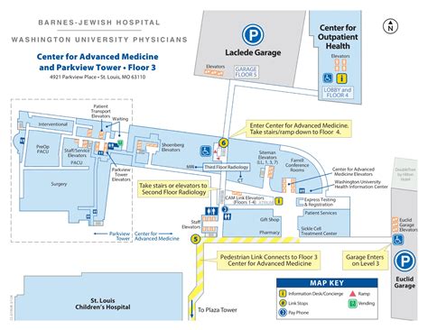 Barnes Jewish Hospital Map (2024 - 2017) - All Maps