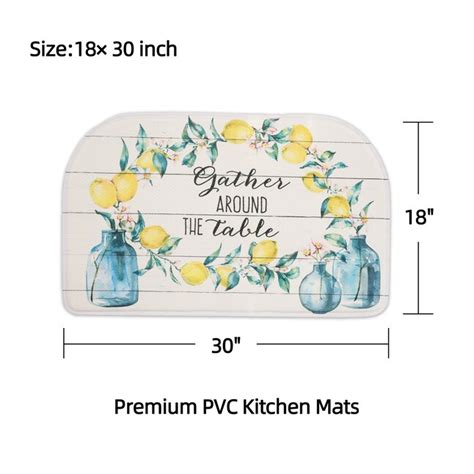 EVERGRACE Multi Polyester Half-round Indoor Decorative Utility mat at ...