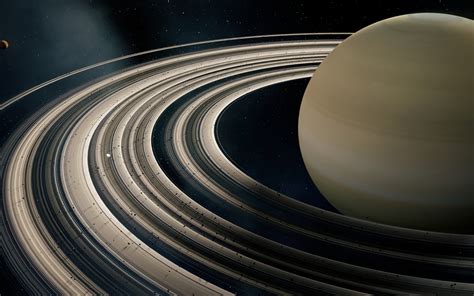 Saturn Wallpaper 4K, Outer space, Solar system