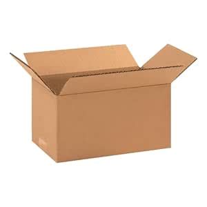 Aviditi 1065 Corrugated Box, 10 Length x 6 Width x 5 Height, Kraft ...