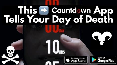 Countdown App - Death? There’s an app for that. (This App Tells Your Day of Death)