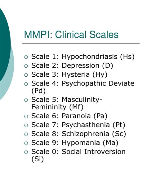 Mmpi Scales