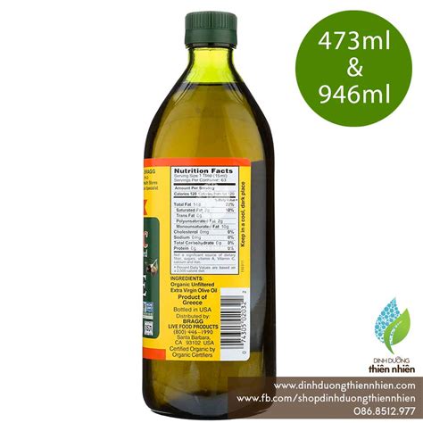 Dầu Ô Liu Ép Lạnh Hữu Cơ Bragg Organic Extra Virgin Olive Oil - Loại ...