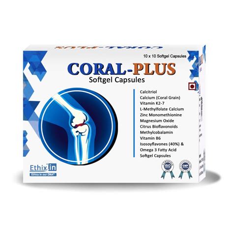Coral-Plus Softgel Capsules: Bone Strengthening and Immune Support|ethix.in