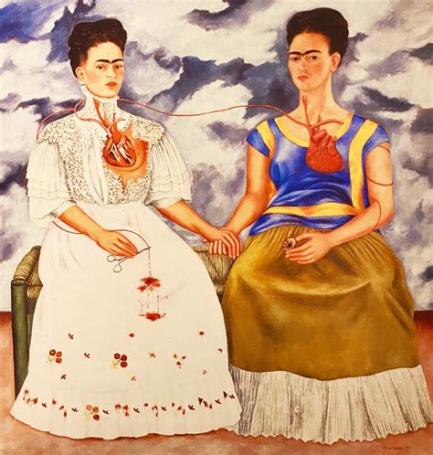 The Two Fridas (Las Dos Fridas) by Frida Kahlo - LadyKflo