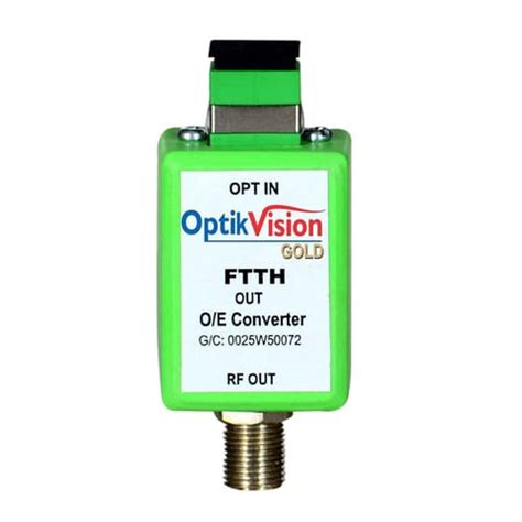 optik vision gold one Way FTTH Powerless Node Optical Receiver Fiber