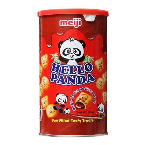 Meiji Hello Panda Chocolate in Tin 400g from Buy Asian Food 4U