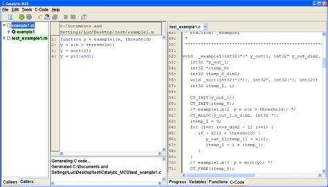 MATLAB C Code Generation MathWorks Video 的图像结果