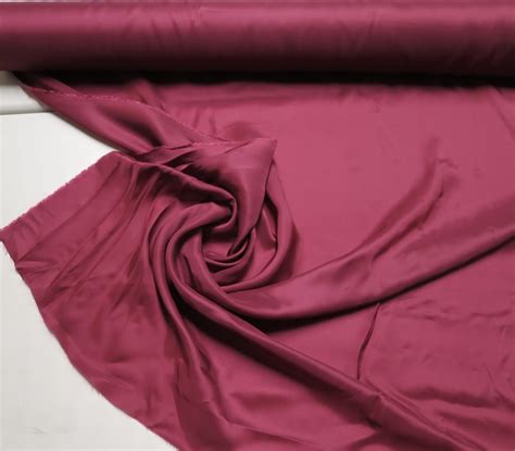 Rayon Bemberg Lining Fabric, Deep Red • Promenade Fine Fabrics
