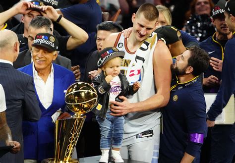 Family man Nikola Jokic set to clock out of NBA job, delayed by title ...