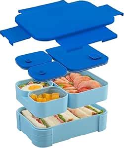 Buy Zeinwap Leak Proof Lunch Box for Adults & Kids-BPA-Free, 3 ...
