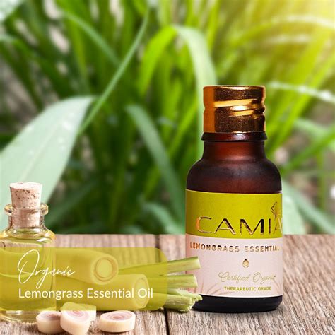 Lemongrass Essential Oil | For Antifungal Skin & Hair Care | CAMIA