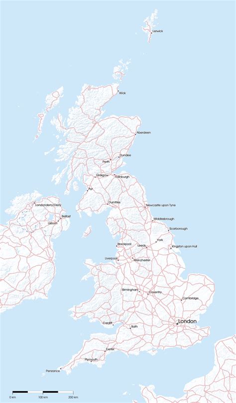Image result for Basic UK Map With
