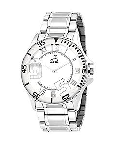 Zerk Silver Metal Round Analog Watch For Men : Amazon.in: Fashion