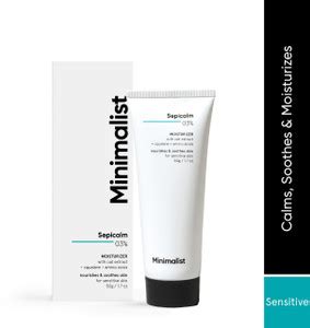 Minimalist 3% Sepicalm + Oats Face Moisturizer for Men & Women ...