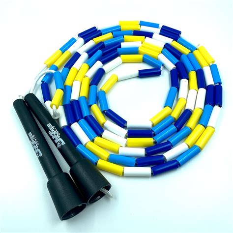 Buy JUMP ROPES WORLD,MIDDLE HANDLE Beaded Skipping Rope For Men's, Kids ...