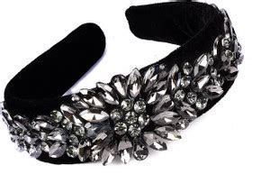 Matkooz Hair Accessories Fancy Party Hairband Headband for Girls (Black ...