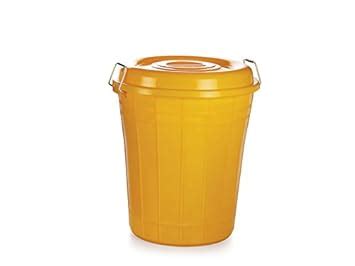 ARISTO Plastic Storage Bucket, Yellow, 50 L, Standard, (45(D) x 53 cm ...