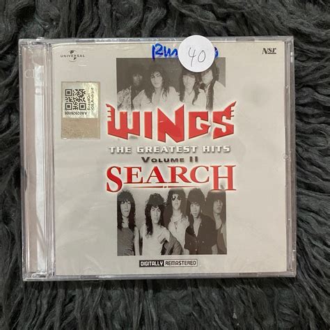 CD WINGS SEARCH The greatest hits vol 11, Hobbies & Toys, Music & Media ...