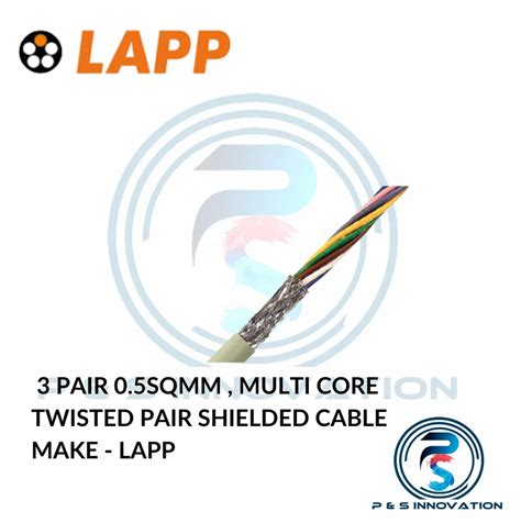 Instrumentation Cable - LAPP 3 pair 0.5sqmm , multi core twisted pair ...
