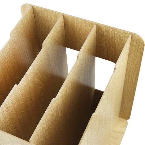 Buy Clobeau Wooden DIY 4 Tier Creative Desktop File Rack Paper Document ...