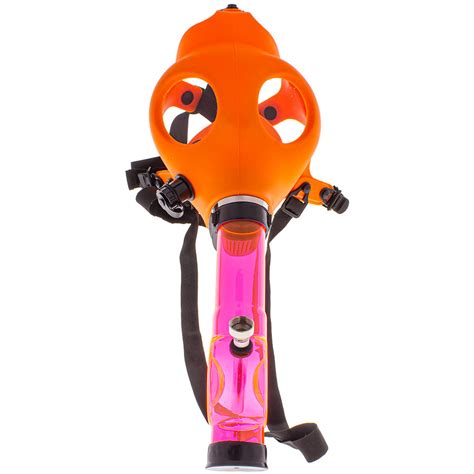 Predator Gas Mask Bong | Acrylic Skull Waterpipe