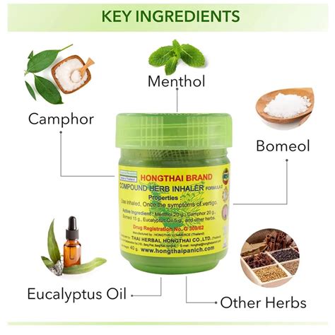 Hong Thai Herb Inhaler | Inhaler | Cold | Herb | Axe Oil | Relief