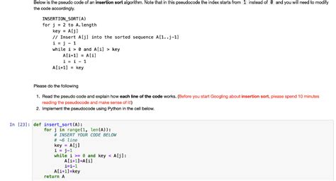 Image result for Insertion Sort Algorithm Pseudo Code