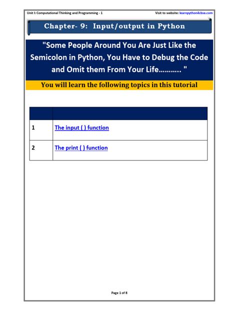 Image result for Input Output in Python