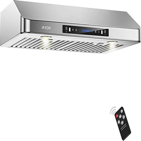 Buy 30 in. 900 CFM Ducted Under Cabinet Range Hood in Stainless Steel 4 ...